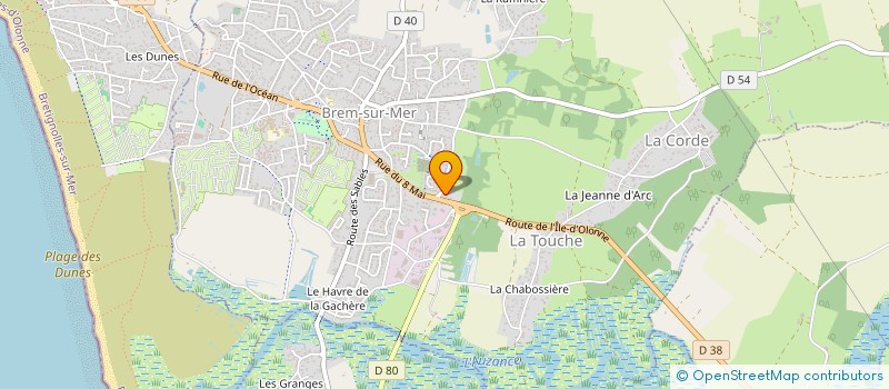 localisation de l'entreprise MONSIEUR SEBASTIEN FREDERIC à BREM-SUR-MER