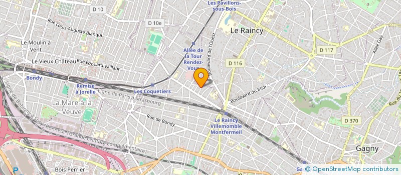 localisation de l'entreprise MONSIEUR SEBASTIEN FREDET  VILLEMOMBLE