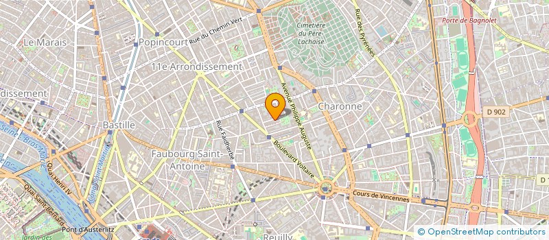 localisation de l'entreprise MONSIEUR SEBASTIEN FREGNAC  PARIS