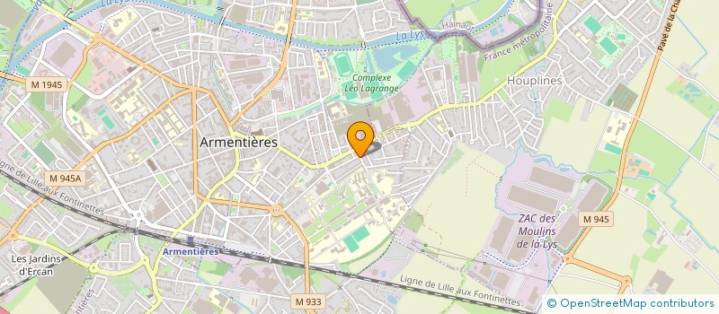 localisation de l'entreprise MONSIEUR SEBASTIEN FRESSARD  ARMENTIERES