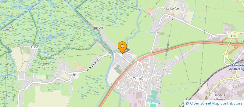 localisation de l'entreprise MONSIEUR SEBASTIEN FREULON  TRIGNAC