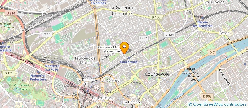 localisation de l'entreprise MONSIEUR SEBASTIEN FRIESSE à COURBEVOIE