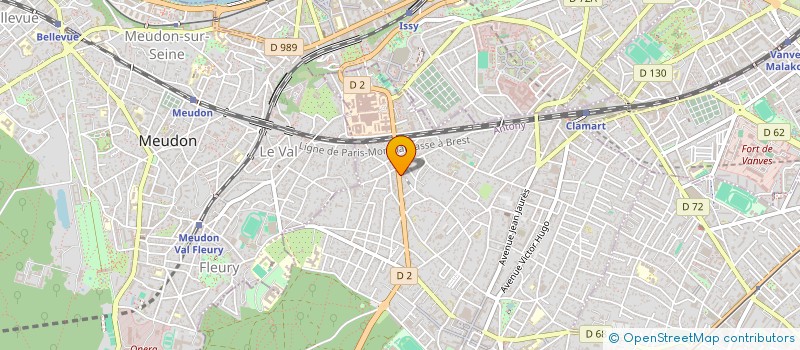 localisation de l'entreprise MONSIEUR SEBASTIEN FRIGERI à CLAMART