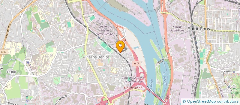 localisation de l'entreprise MONSIEUR SEBASTIEN FRITSCH  OULLINS-PIERRE-BENITE