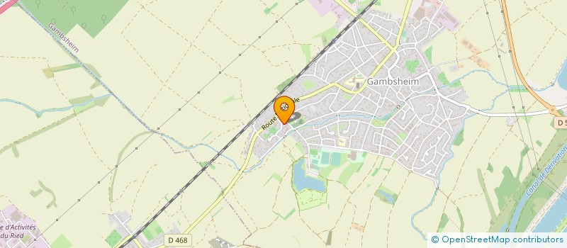 localisation de l'entreprise MONSIEUR SEBASTIEN FRITZ  GAMBSHEIM