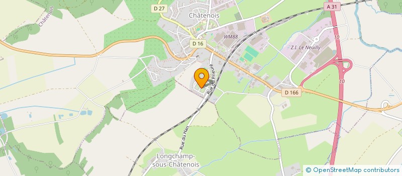 localisation de l'entreprise MONSIEUR SEBASTIEN FRITZ  CHATENOIS