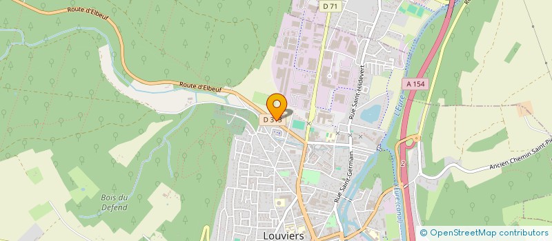 localisation de l'entreprise MONSIEUR SEBASTIEN FRUCHOU à LOUVIERS