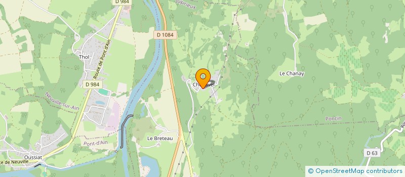localisation de l'entreprise MONSIEUR SEBASTIEN FRUCTUS à JUJURIEUX