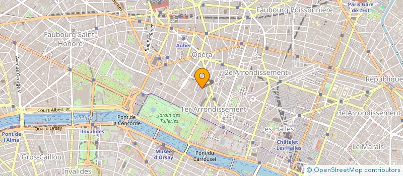 localisation de l'entreprise MONSIEUR SEBASTIEN FUCHS à PARIS
