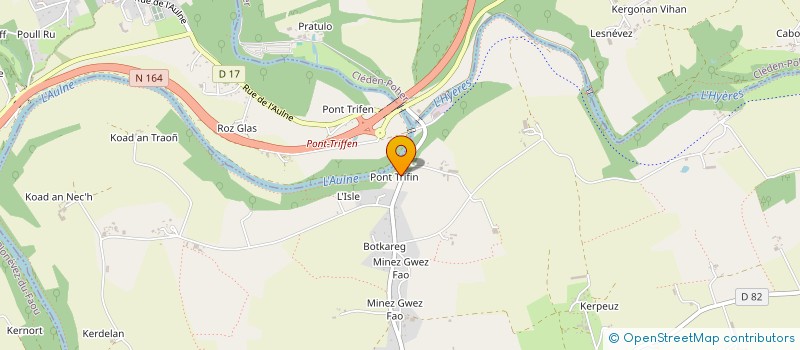 localisation de l'entreprise MONSIEUR SEBASTIEN FUNFSTUCK  SPEZET