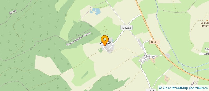 localisation de l'entreprise MONSIEUR SEBASTIEN GABRIEL  MOIREY-FLABAS-CREPION