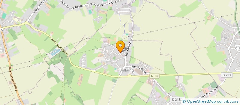 localisation de l'entreprise MONSIEUR SEBASTIEN GABRIEL DAMAGEUX  BELLAING