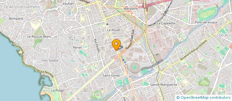 localisation de l'entreprise MONSIEUR SEBASTIEN GACHON  MARSEILLE