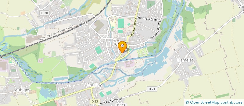 localisation de l'entreprise MONSIEUR SEBASTIEN GACQUER  GENTELLES