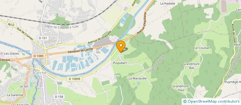 localisation de l'entreprise MONSIEUR SEBASTIEN GADEA  LARCHE