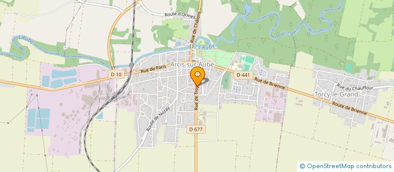 localisation de l'entreprise MONSIEUR SEBASTIEN GADOT  ARCIS-SUR-AUBE