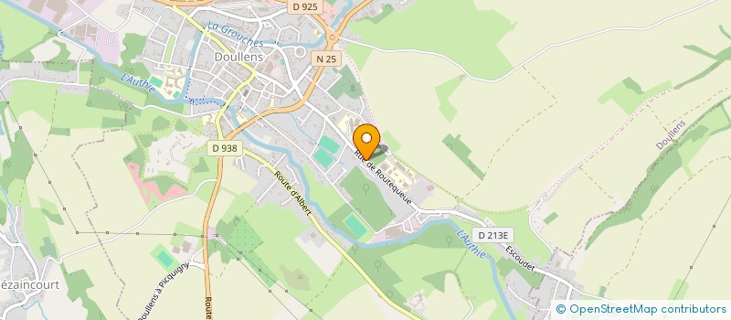 localisation de l'entreprise MONSIEUR SEBASTIEN GAFFEZ  DOULLENS