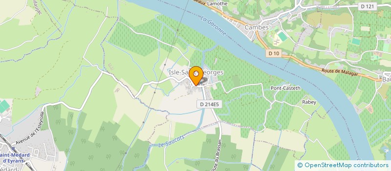 localisation de l'entreprise MONSIEUR SEBASTIEN GAGNEROT  ISLE-SAINT-GEORGES