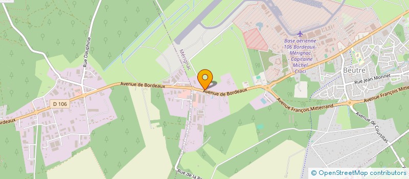 localisation de l'entreprise MONSIEUR SEBASTIEN GAILLARD  MERIGNAC