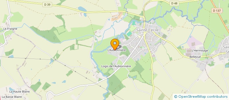 localisation de l'entreprise MONSIEUR SEBASTIEN GAILLARD  SAINTE-CECILE