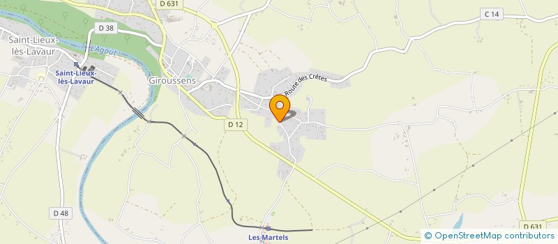 localisation de l'entreprise MONSIEUR SEBASTIEN GAILLOT  GIROUSSENS