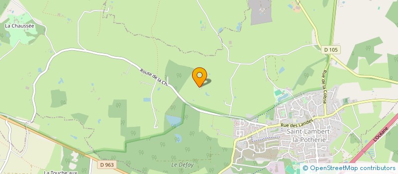 localisation de l'entreprise MONSIEUR SEBASTIEN GAITE  SAINT-LAMBERT-LA-POTHERIE