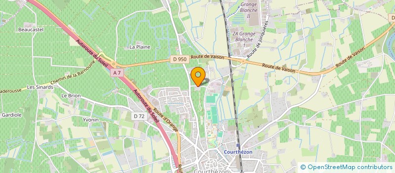 localisation de l'entreprise MONSIEUR SEBASTIEN GALISSARD  COURTHEZON