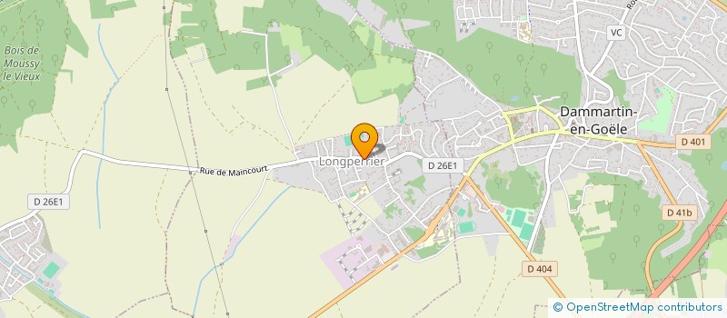 localisation de l'entreprise MONSIEUR SEBASTIEN GALLAUX  LONGPERRIER