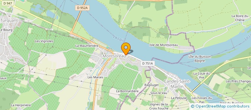 localisation de l'entreprise MONSIEUR SEBASTIEN GALLE  MONTSOREAU