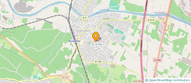 localisation de l'entreprise MONSIEUR SEBASTIEN GALLOIS  RIVESALTES