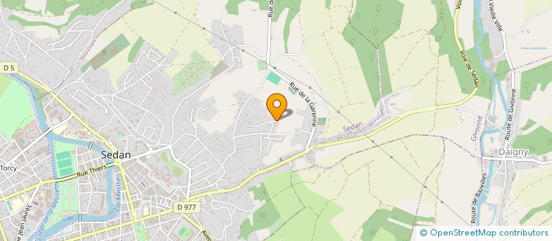 localisation de l'entreprise MONSIEUR SEBASTIEN GALOY  SEDAN