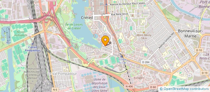 localisation de l'entreprise MONSIEUR SEBASTIEN GALRO  CRETEIL