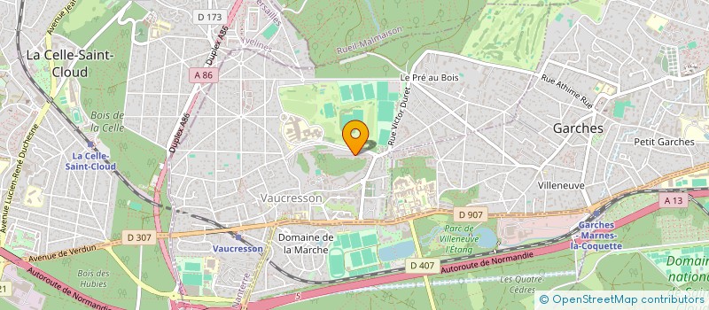 localisation de l'entreprise MONSIEUR SEBASTIEN GAMBIER  VAUCRESSON