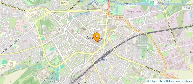 localisation de l'entreprise MONSIEUR SEBASTIEN GAMELIN à ARRAS