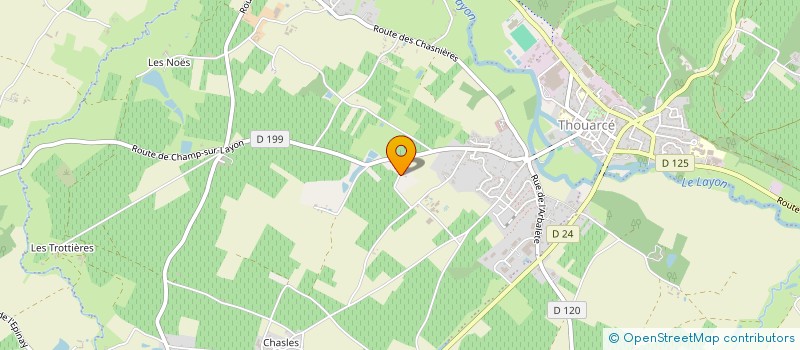 localisation de l'entreprise MONSIEUR SEBASTIEN GANDUBERT à BELLEVIGNE-EN-LAYON