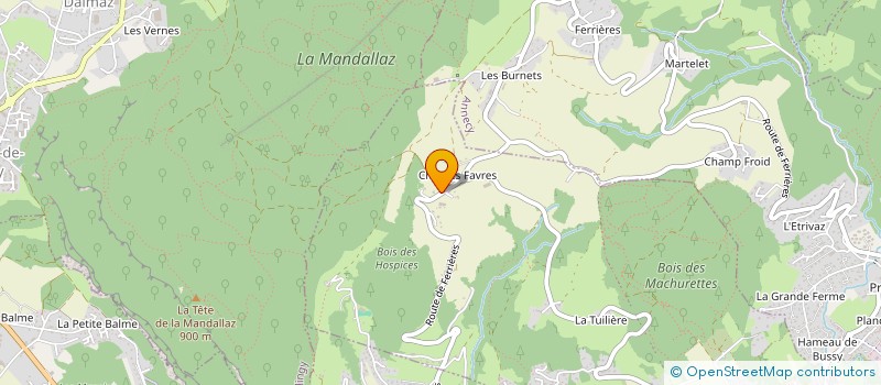 localisation de l'entreprise MONSIEUR SEBASTIEN GARAGNON  EPAGNY METZ-TESSY