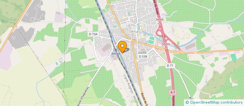 localisation de l'entreprise MONSIEUR SEBASTIEN GARCIA  SENAS