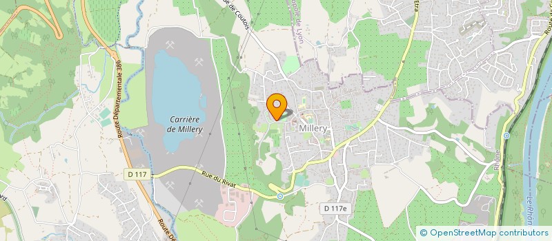 localisation de l'entreprise MONSIEUR SEBASTIEN GARCIA  MILLERY