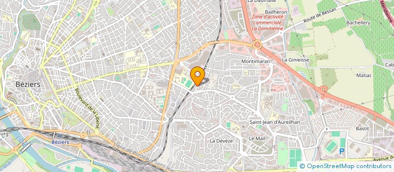 localisation de l'entreprise MONSIEUR SEBASTIEN GARCIA  BEZIERS