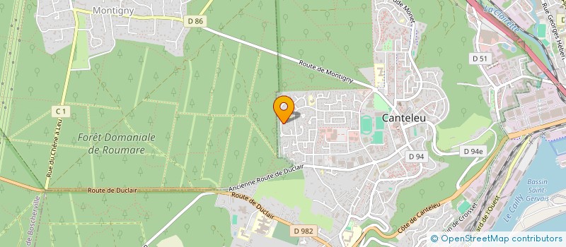 localisation de l'entreprise MONSIEUR SEBASTIEN GARCIA  CANTELEU