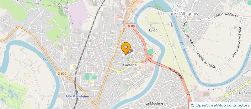 localisation de l'entreprise MONSIEUR SEBASTIEN GARDE à ALBI
