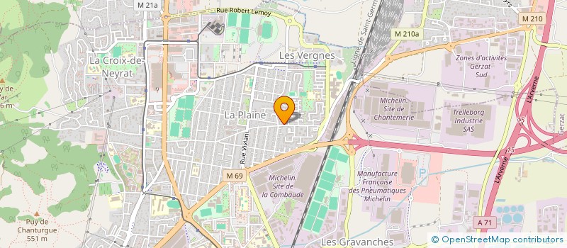 localisation de l'entreprise MONSIEUR SEBASTIEN GARNIER à CHAMALIERES