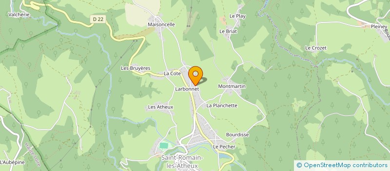 localisation de l'entreprise MONSIEUR SEBASTIEN GARNIER à SAINT-ROMAIN-LES-ATHEUX