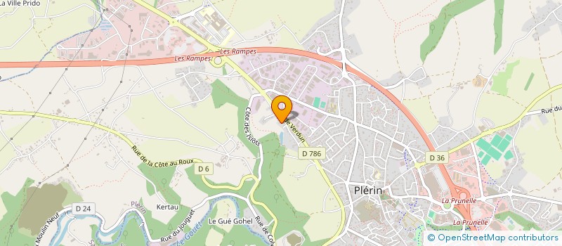 localisation de l'entreprise MONSIEUR SEBASTIEN GARNIER à PLERIN
