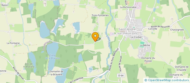 localisation de l'entreprise MONSIEUR SEBASTIEN GARONI  SAINT-ANDRE-SUR-VIEUX-JONC