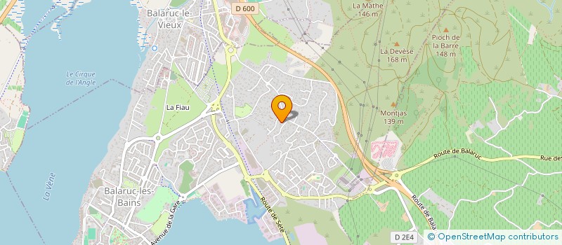 localisation de l'entreprise MONSIEUR SEBASTIEN GARROUSTE  BALARUC-LES-BAINS