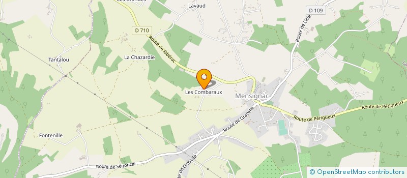 localisation de l'entreprise MONSIEUR SEBASTIEN GARRY à MENSIGNAC