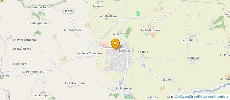 localisation de l'entreprise MONSIEUR SEBASTIEN GARRY à LE HORPS