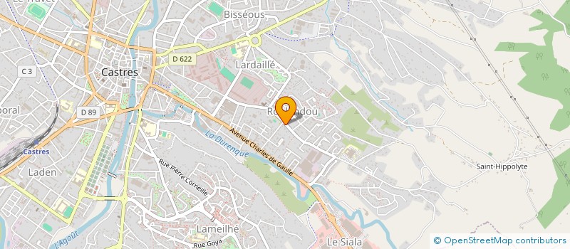 localisation de l'entreprise MONSIEUR SEBASTIEN GASIA  CASTRES