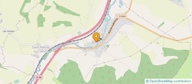 localisation de l'entreprise MONSIEUR SEBASTIEN GASPARD  BOULZICOURT